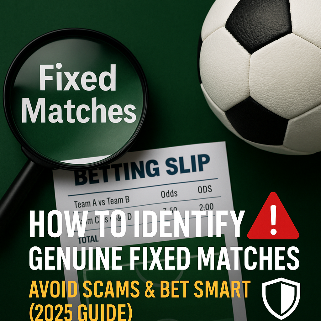 How to Identify Genuine Fixed Matches: